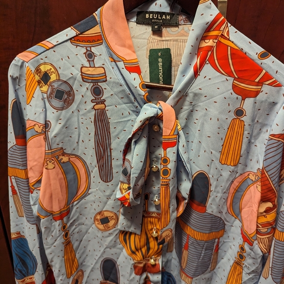 Beulah tie blouse - Picture 4 of 4